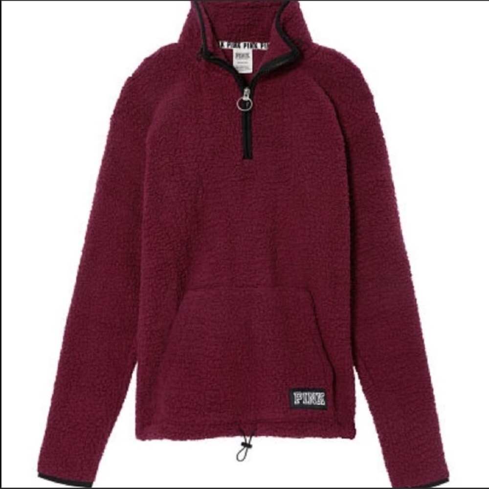 New VS PINK Sherpa Sweater